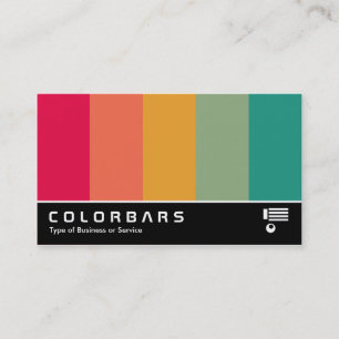 Widescreen Colorbars 02 Business Card