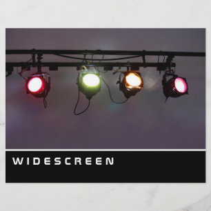 Widescreen - Row of Spotlights Flyer