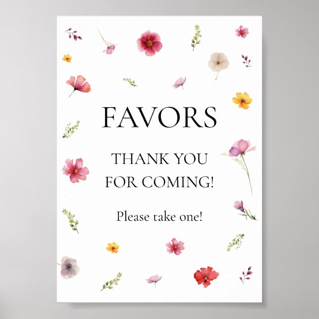 Widlflower Favour  Poster (Front)