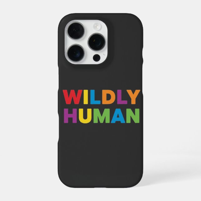 Widly human iPhone case (Back)