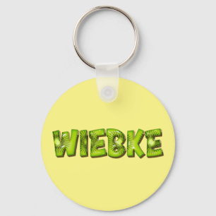 Wiebke Name Kiwi Design Keychain