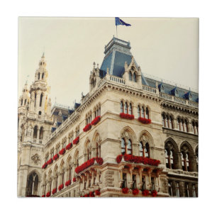 Wien architecture tile