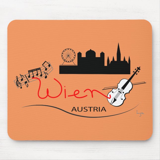 Wien, Austria - Österreich Mouse Pad (Front)