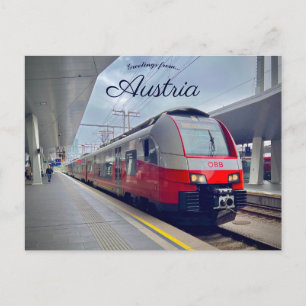 Wien Hauptbahnhof Vienna Main Station Austria Postcard