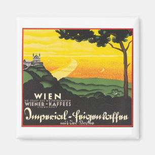 Wien Travel Poster Magnet