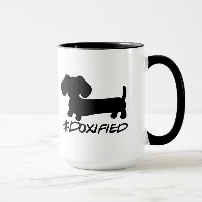 Wiener Dog Coffee Mug (Right)