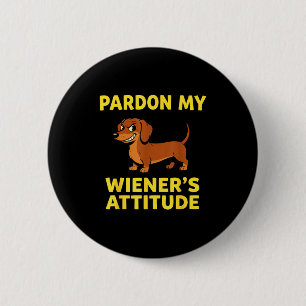 Wiener Dog Dachshund  2 Inch Round Button