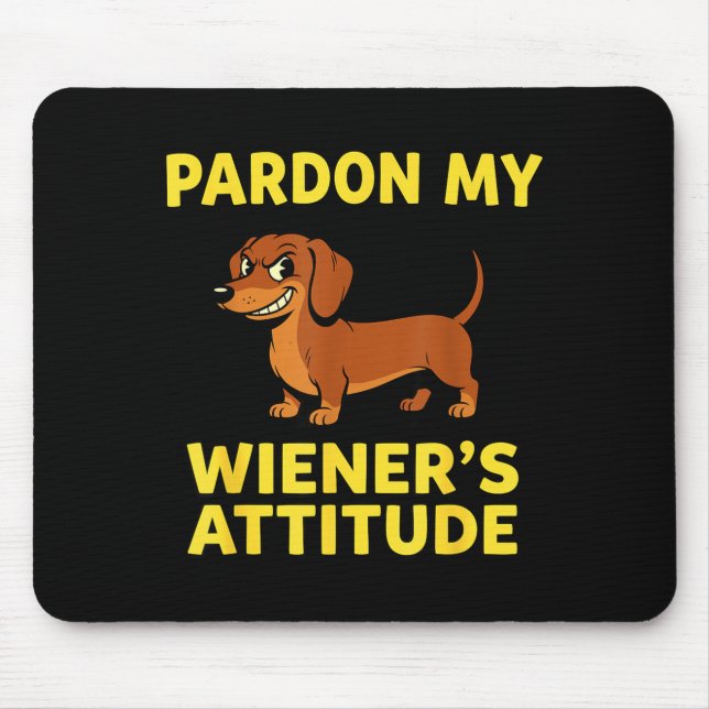 Wiener Dog Dachshund  Mouse Pad (Front)