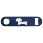 Wiener Dog Dachshund Ouverture de bouteille de cui