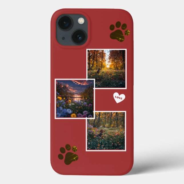 Wiener Wonder : Dachshund Photo Collage coque ipho (Verso)