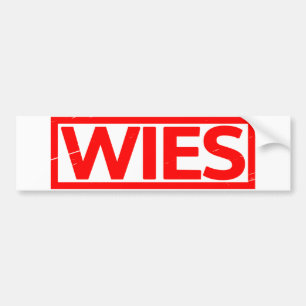 Wies Stamp Bumper Sticker