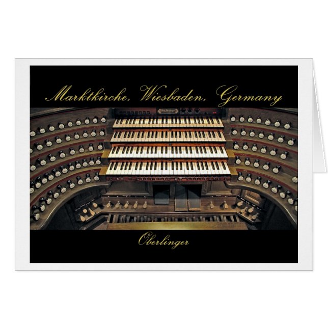 Wiesbaden organ card (Front Horizontal)