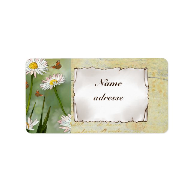 Wiese  adressaufkleber label (Front)