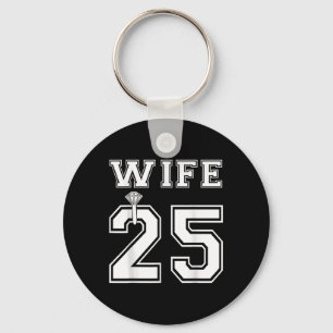 Wife 2025 Husband Matching Engagement Party Honeym Keychain