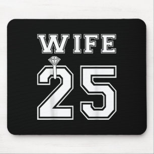 Wife 2025 Husband Matching Engagement Party Honeym Mouse Pad