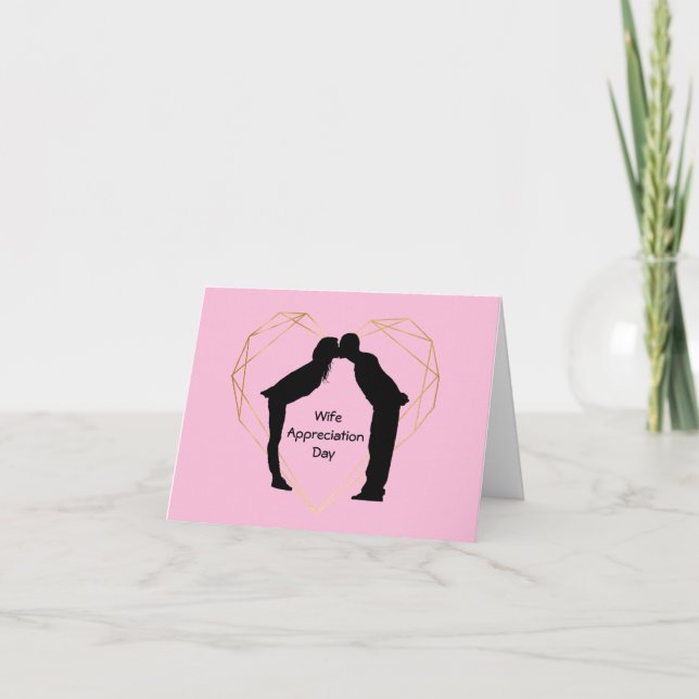 Wife Appreciation Day Customize Card (Front)