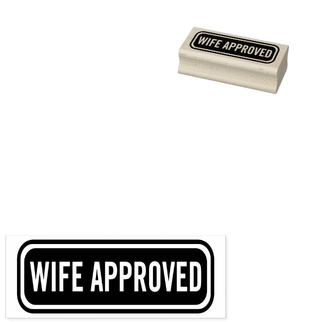 Wife Approved couples Stamp (Stamped)