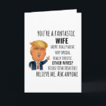 Wife Best Gift Card<br><div class="desc">Apparel gifts for men,  women,  ladies,  adults,  boys,  girls,  couples,  mom,  dad,  aunt,  uncle,  him & her.Perfect for Birthdays,  Anniversaries,  School,  Graduations,  Holidays,  Christmas.</div>