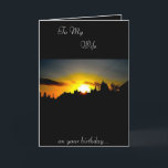 Wife Birthday Card<br><div class="desc">customize this beautiful wife birthday card</div>