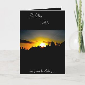 Wife Birthday Card