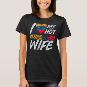 Wife Caracas Pride Venezuelan Husband  Venezuela T-Shirt