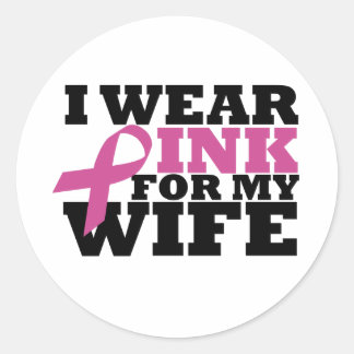 wife classic round sticker