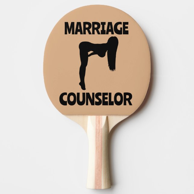 WIFE FUNNY PING PONG PADDLE FOR CHRISTMAS  (Front)