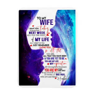 Wife Gift Letter To My Wife Love From Husband Magnet