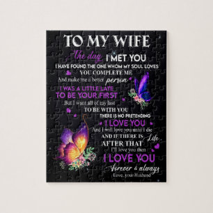 Wife Gifts Letter To My Wife From Husband Jigsaw Puzzle