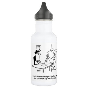 Wife has a Broken Arm in a Sling Stainless Steel W 532 Ml Water Bottle