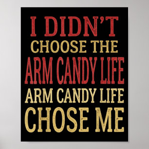 Wife husband girlfriend couple didn't choose arm poster