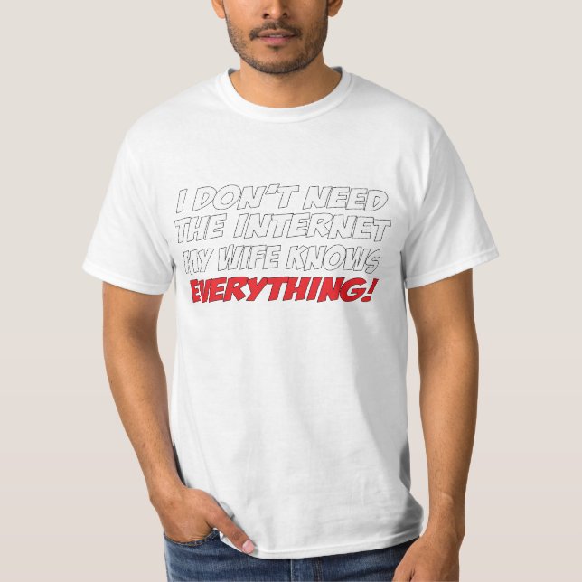 WIFE KNOW VALUE SHIRT (Front)