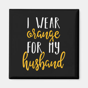 Wife Leukaemia Awareness Design Gift For Husbynd S Magnet