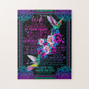 Wife Lovers To My Wife I Love You Forever Ever Jigsaw Puzzle