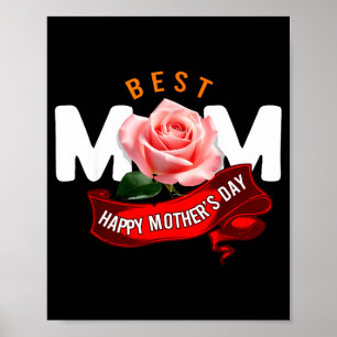Wife, mama, mom, women for the happy mother´s day poster