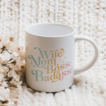 Wife Mom Boss Badass Funny Sarcastic Mother's Day Large Coffee Mug<br><div class="desc">Best Mother's Day gift,  t-shirt - Wife Mom Boss Badass Mother’s Day funny sayings designed just for your mama,  mommy,  mother,  and grandma for being the best mom in the world. This is an awesome Mother's Day gift to the coolest mom.</div>