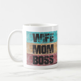 Wife Mom Boss Coffee Mug