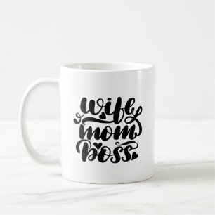 Wife Mom Boss  Coffee Mug