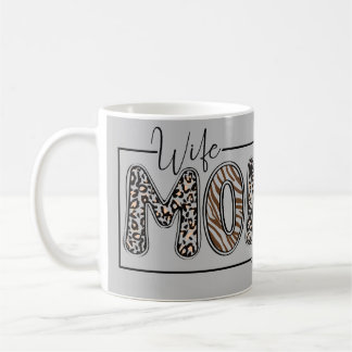 Wife Mom Boss Custom Coffee Mug
