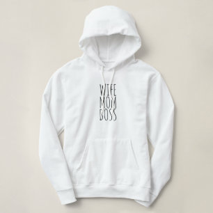 Wife Mom Boss Hoodie