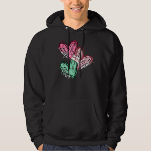 Wife Mom Cna Nurse Nursing Leopard Hearts Mothers Hoodie