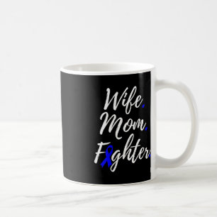 Wife Mom Fighter Alopecia Areata Awareness  Coffee Mug