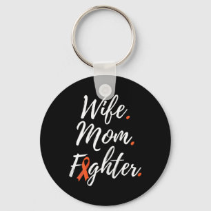 Wife Mom Fighter Rsd Crps Awareness Keychain