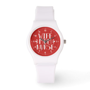 Wife Mom Nurse Graphic Watch