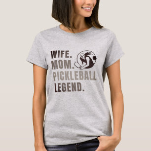 Wife Mom Pickleball Legend - Vintage Funny Women's T-Shirt