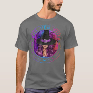 Wife Mom Witch Funny Halloween Costume Witchcraft T-Shirt
