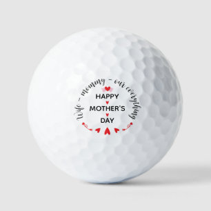 Wife Mommy Our Everything Cute Mother's day Sweet Golf Balls