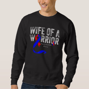 Wife of a Warrior CHD Congenital Heart Defect Sweatshirt
