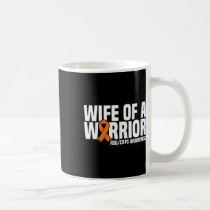 Wife Of A Warrior Orange Ribbon Rsdcrps Awareness Coffee Mug