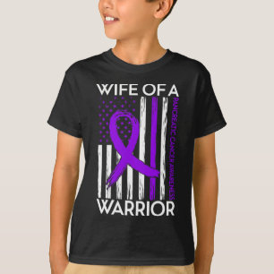 Wife Of A Warrior Pancreatic Cancer Awareness Supp T-Shirt